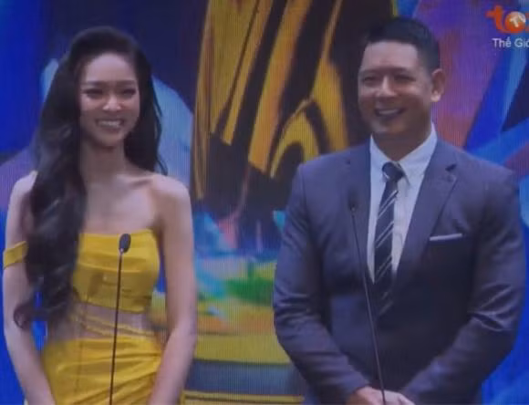 Sanh doi hoa hau trao giai nhung bi goi la 'chu', Binh Minh noi gi?