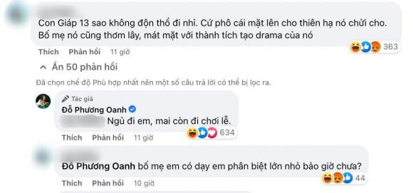 Phuong Oanh bi mang la 
