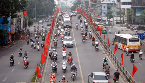 Nơi có cầu vượt ít ách tắc.