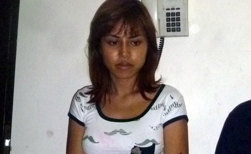 Đối tượng Thu tại cơ quan công an.