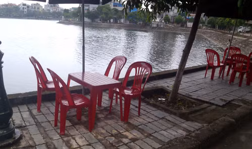 Hiện trường nơi xảy ra án mạng đau lòng.