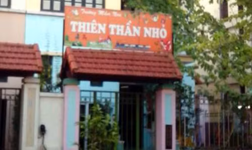 Trường mầm non nơi xảy ra vụ việc.