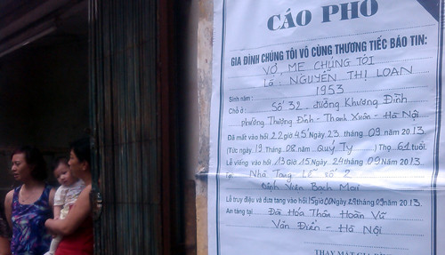 Gia đình nạn nhân đang lo hậu sự cho cụ bà Nguyễn Thị Loan.