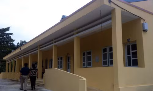 Khu vực điều trị nội trú cho bệnh nhân phong của Trung tâm Da liễu Hà Đông.