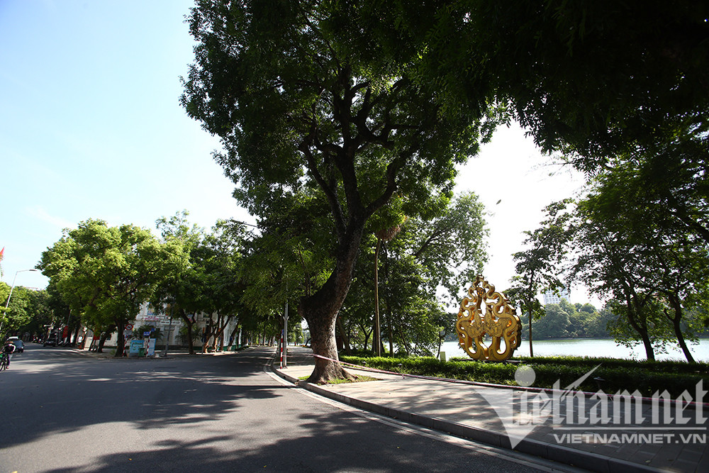 Những ngày thực hiện giãn cách xã hội, một Hà Nội náo nhiệt bỗng dưng tĩnh lặng khó tả...