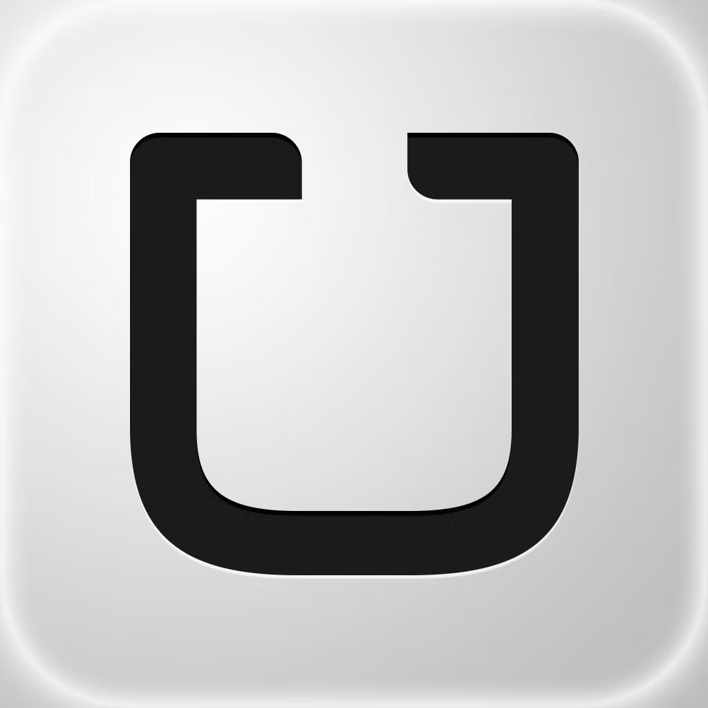 Logo Uber rõ ràng là một chữ U với màu đen quá đỗi giản dị và hai nét ngang hướng vào trong một cách khó hiểu.