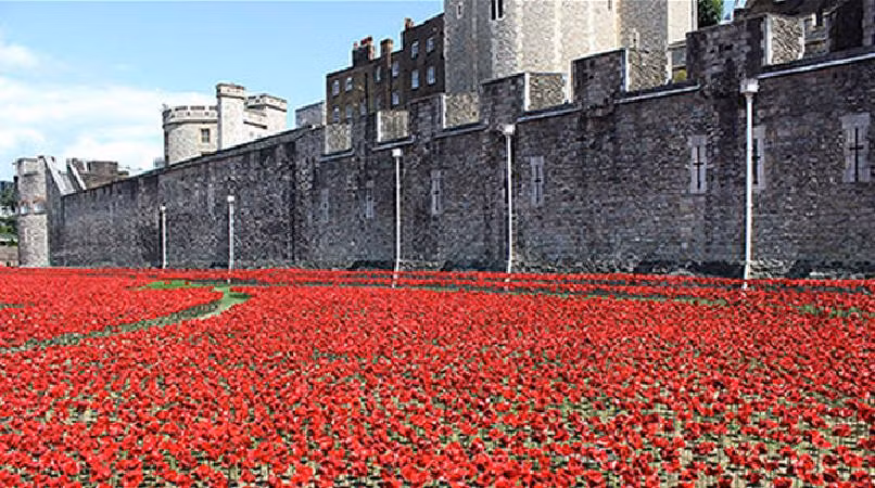 Công trình sẽ chính thức khai mạc vào ngày 5 tháng 8 nhân kỷ niệm 100 năm ngày đầu tiên nước Anh tham gia Thế chiến I.