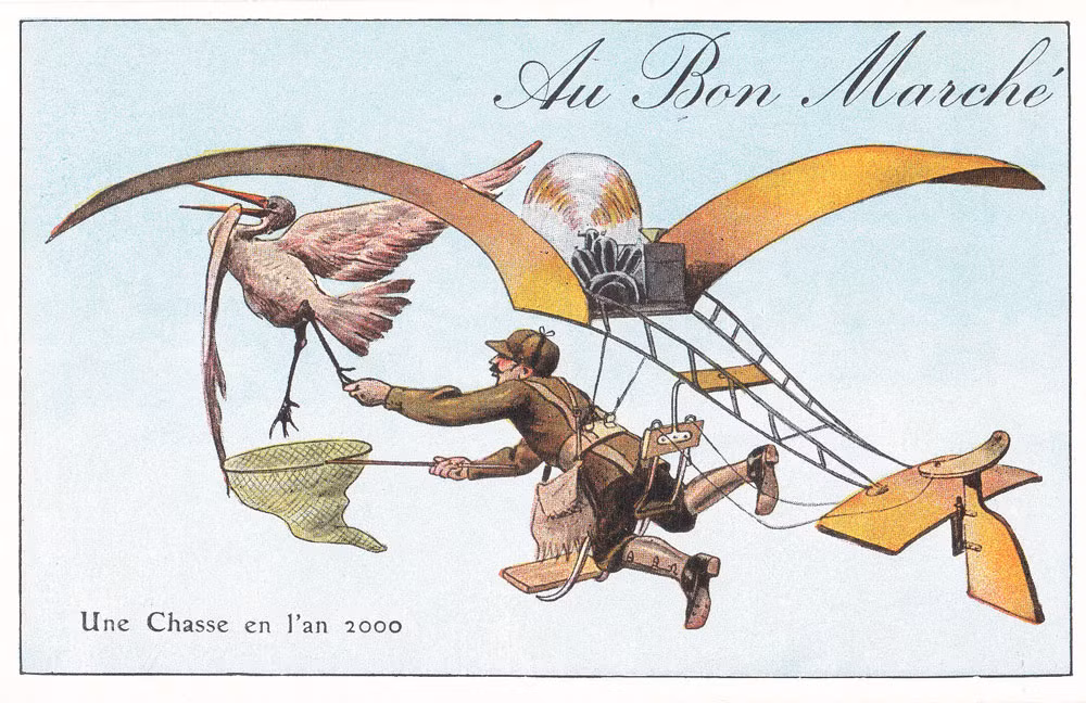 Con người sẽ làm gì nếu có thể bay lượn tự do như chim? Bắt chim như thế này chăng?