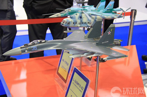 Hệ thống gây nhiễu với Su-35 được giới thiệu tại Dubai Airshow.