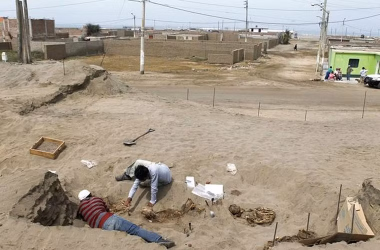 Nhóm khảo cổ cho rằng, lũ trẻ và đám lạc đà là vật hiến tế của nghi lễ cầu xin thần biển ban cho sự màu mỡ trong nông nghiệp. Theo Prieto, đại dương liên quan mật thiết tới nông nghiệp ở khu vực bờ biển phía bắc Peru bởi nhiệt độ của nước có thể quyết định đến sự xuất hiện của những trận mưa. Các nạn nhân đều rất trẻ, từ 6 tới 18 tuổi. Vẫn chưa thể xác định giới tính và tầng lớp xã hội của lũ trẻ. Nhưng họ sẽ sớm có câu trả lời nhờ phân tích xương và ADN.