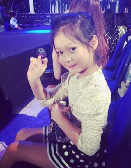 Mới đây, Thiên Trang còn đảm nhiệm vị trí vedette cho một thương hiệu thời trang trẻ em tại Hanoi Fashion Week 2014.