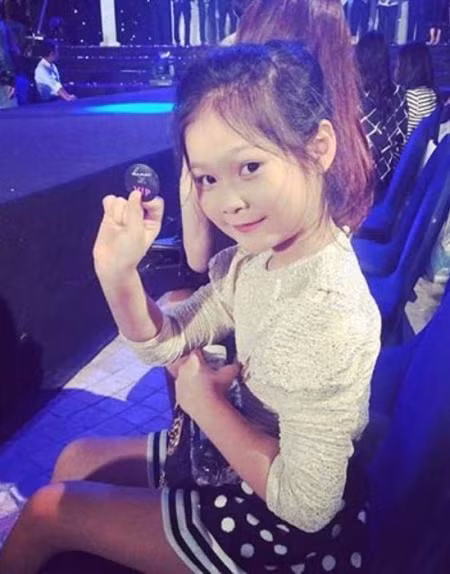 Mới đây, Thiên Trang còn đảm nhiệm vị trí vedette cho một thương hiệu thời trang trẻ em tại Hanoi Fashion Week 2014.