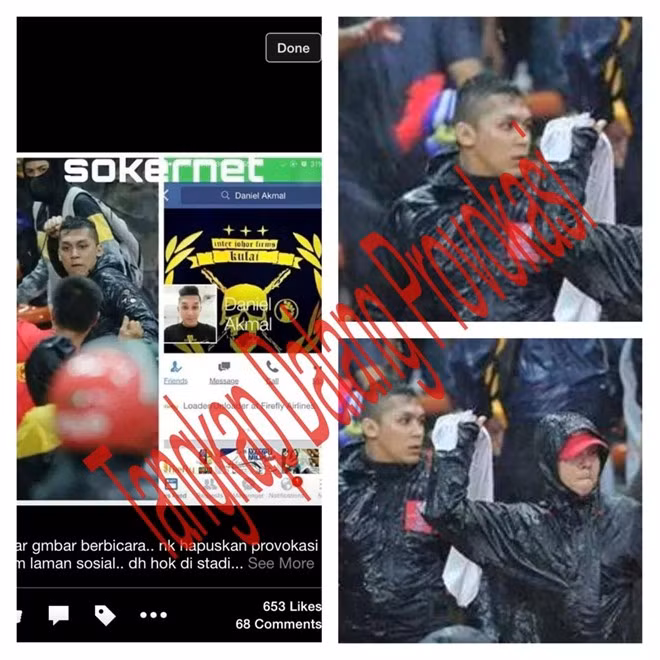 Một fan Malaysia có tên Mohamad Imran Noordin yêu cầu giới chức nước nhà nhanh chóng bắt kẻ chủ mưu gây ra vụ tấn công người hâm mộ Việt Nam.