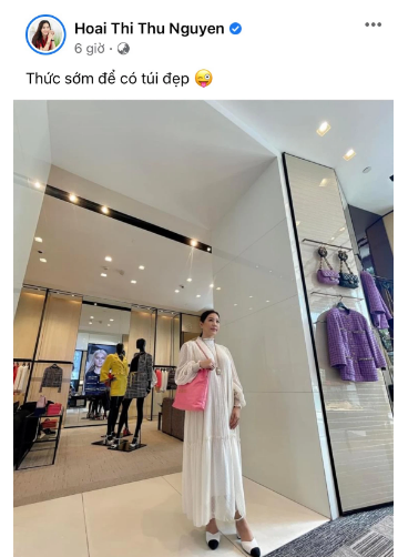 Nghi van Hoa hau Thu Hoai dang mang bau voi ong xa kem 10 tuoi