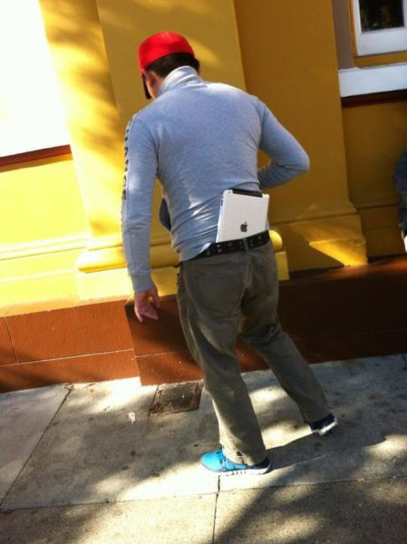 Chỗ để máy tính bảng lý tưởng.