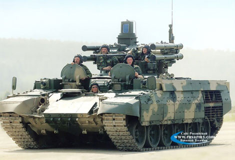 BMPT thế hệ đầu tiên có kíp xe tới 5 người, ống phóng tên lửa "lộ thiên".