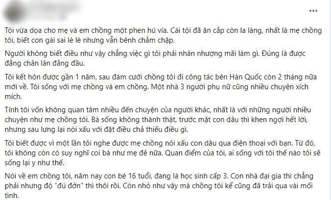 Em chồng ăn cắp vẫn 'già mồm', thấy bằng chứng quỳ gối van xin Em chong an cap van 'gia mom', thay bang chung quy goi van xin