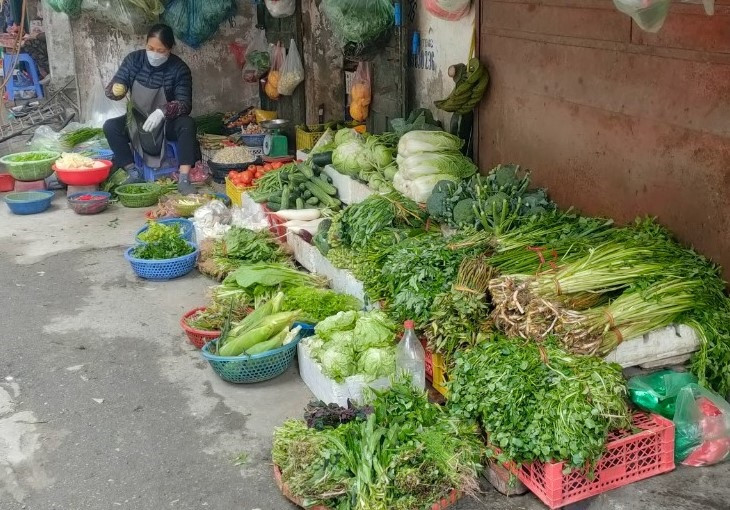 Di cho thoi COVID-19: Rau xanh dat hon thit bo, huong lieu xong 