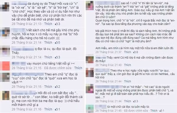 Bài tập đánh vần cũng khiến nhiều phụ huynh đau đầu.