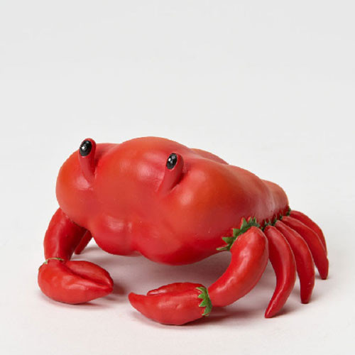 Con cua được tạo thành từ những quả ớt.