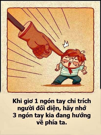 Đừng vội vã đánh giá, chỉ trích người khác.