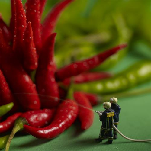 Nóng quá! Phải gọi cứu hỏa rồi.