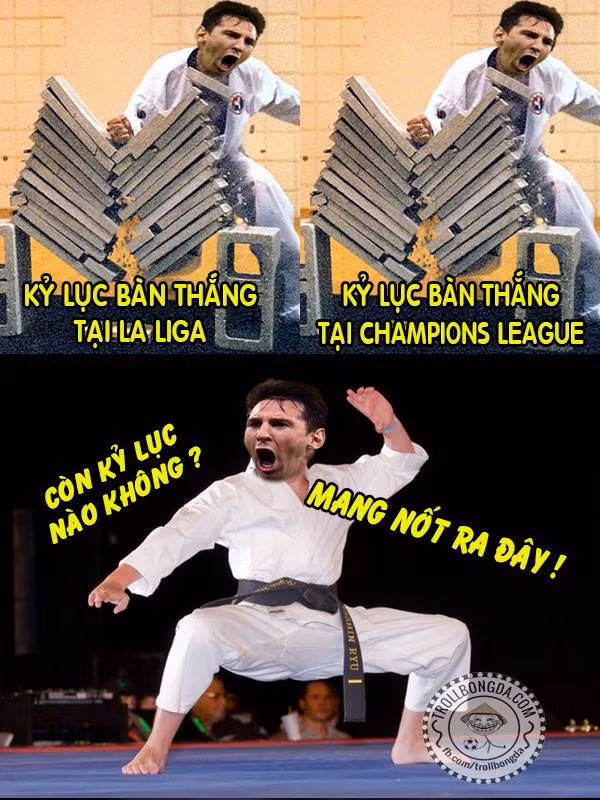 Messi đang là vua phá kỷ lục trong năm nay.