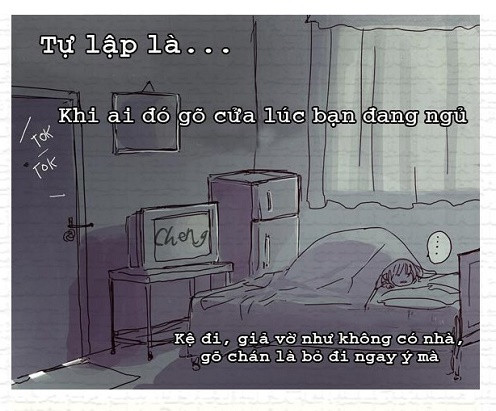 Thậm chí ngủ nướng cả ngày.