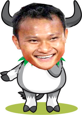 Trọng Hoàng hay Hoàng "bò", không đi bóng khéo léo như Lương "dị" nhưng bù lại Hoàng "bò" cực khỏe, điều đó thể hiện qua những pha bứt tốc của cầu thủ này.