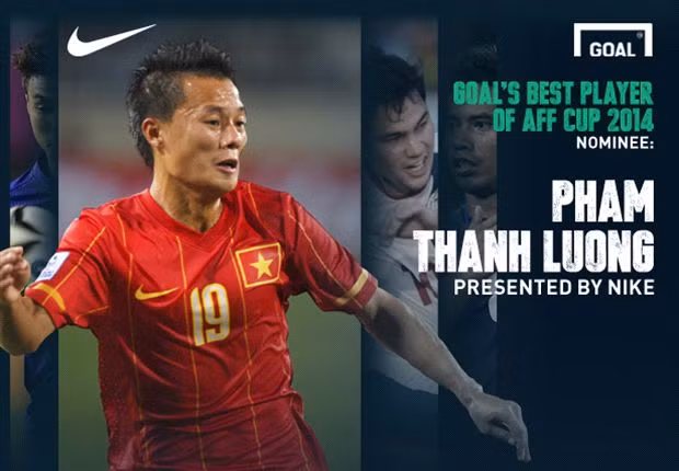 Thành Lương được lựa chọn làm ứng cử viên cho danh hiệu cầu thủ xuất sắc nhất AFF Cup 2014.