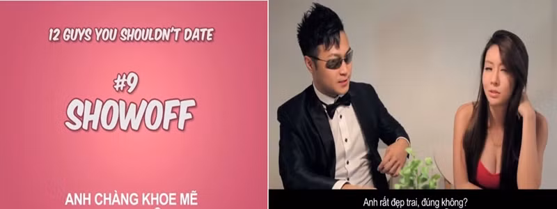 Một chàng trai ảo tưởng về bản thân, khoe mẽ sẽ khiến bạn mệt mỏi và phát ngấy với những lời tự tán dương bản thân của anh ta.