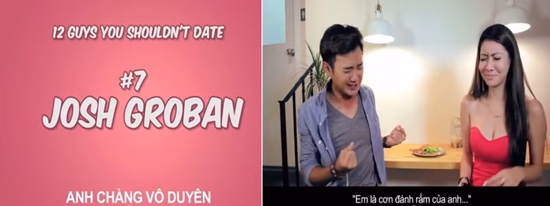 Còn một anh chàng vô duyên, thô thiển sẽ khiến bạn không ngừng xấu hổ vì đã ngồi cùng bàn với chàng trai đó.