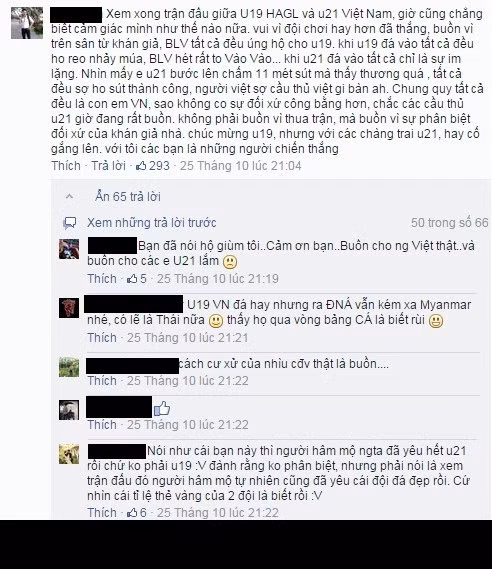 Và sau giải đấu U21 Báo Thanh niên, rất nhiều ý kiến trái chiều về sự công bằng giữa tình cảm khán giả dành cho U19 và U21. Có thể thấy U19 thời gian qua là đội bóng được rất nhiều người yêu mến, liên tục khích lệ, cổ vũ... trong khi đó U21 sau một vài thất bại lại nhận được sự hờ hững, thậm chí là cả những lời chỉ trích. Tuy nhiên, với thành công mới đây tại giải đấu tại Cần Thơ, cả hai đội tuyển đều xứng đáng được khen ngợi, tiếp tục được kỳ vọng sẽ làm được nhiều kỳ tích hơn tại các giải đấu mang tầm cỡ châu lục. Ảnh: Zing, Bongdaso, Facebook...