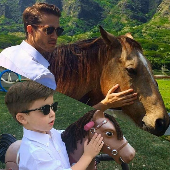 Tuy nhiên một số phụ kiện dễ thương khiến cậu bé trông hết sức đáng yêu.