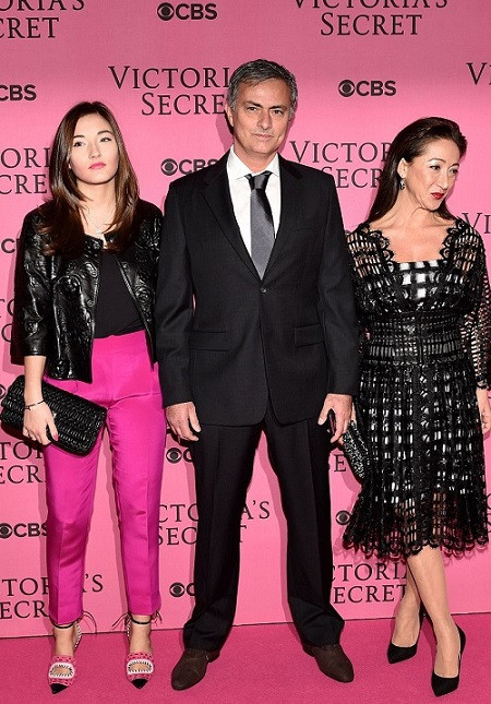 Mới đây, Matilde Faria đã cùng sánh bước với ông bố cá tính Jose Mourinho đến xem live show Victoria's Secret.