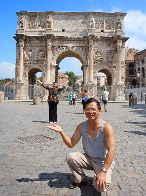 Chuyến đi giống như tuần trăng mật tuyệt vời mà ông bà chưa từng có trong 70 năm cuộc đời.