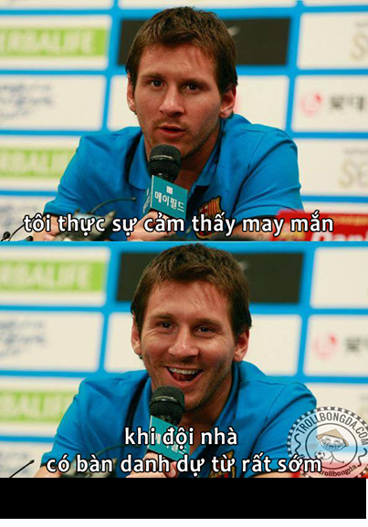 Sau khi để thua Real Madrid với tỷ số 1-3, Messi ngụy biện cho trận thua này của Barca.