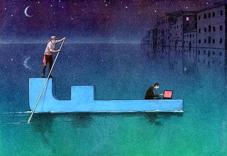 Con người du lịch hay giải trí đều gắn liền với Facebook.