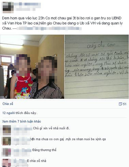 Xon xao bo me bo con gan UBND xa, kem “giay cho con“