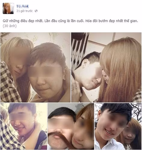 Cập nhật mới nhất của T.Anh là 30 bức ảnh chụp cùng bạn trai. Dòng mô tả: "Giữ những điều đẹp nhất. Lần đầu cũng là lần cuối. Hóa đôi bướm đẹp nhất thế gian" khiến dân mạng suy nghĩ ngay đến một chuyện chẳng lành.