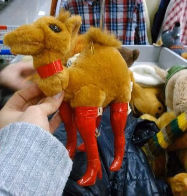 Tạo hình sexy của thú bông.