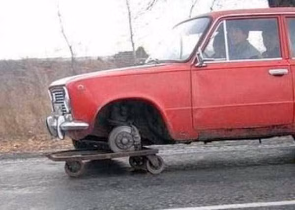 Ô tô cũng "trượt ván".