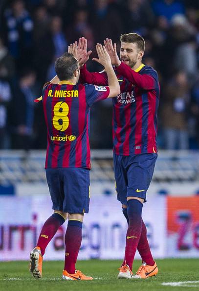 Andres Iniesta (1m70): Barca dường như là nơi tập hợp những chân ngắn nhiều nhất các CLB. Andres Iniesta cũng là một chân ngắn của Barca nhưng cầu thủ này luôn mang đến cho đồng đội từ những pha chuyền bóng sắc lẹm và những pha sút bóng cũng rất uy lực. Ảnh: Zimbio.com.