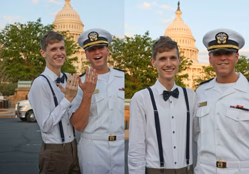 Cặp đôi khoe nhẫn với nụ cười hạnh phúc. Lance tâm sự rằng anh rất yêu Kyle, anh cảm thấy hạnh phúc và bất ngờ trước lời cầu hôn lãng mạn này và họ cũng không phiền lòng với những lời bình luận khiếm nhã.