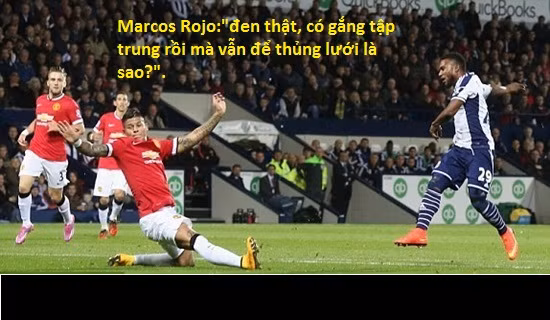 Nhưng trận đấu chỉ mới diễn ra được 8 phút, MU đã nhận trái đắng đầu tiên sau pha tấn công sắc như lẹm của Sessegnon (áo xanh, trắng) mở điểm cho West Brom.