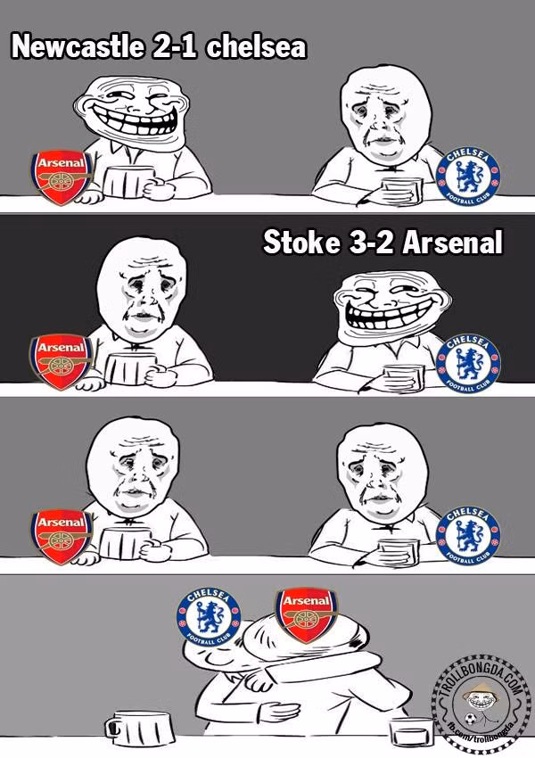 Chelsea và Arsenal là 2 đội bóng thành London và cả 2 đều gặp thất bại tại vòng đấu này.