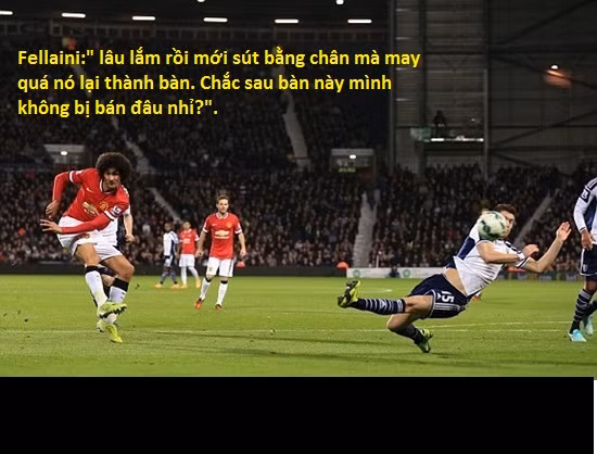 Fellaini được tung vào sân thay Herrera và cũng chỉ có vài tình huống chạm bóng anh đã ghi bàn sau cú sút quyết đoán sát vạch 16m50.