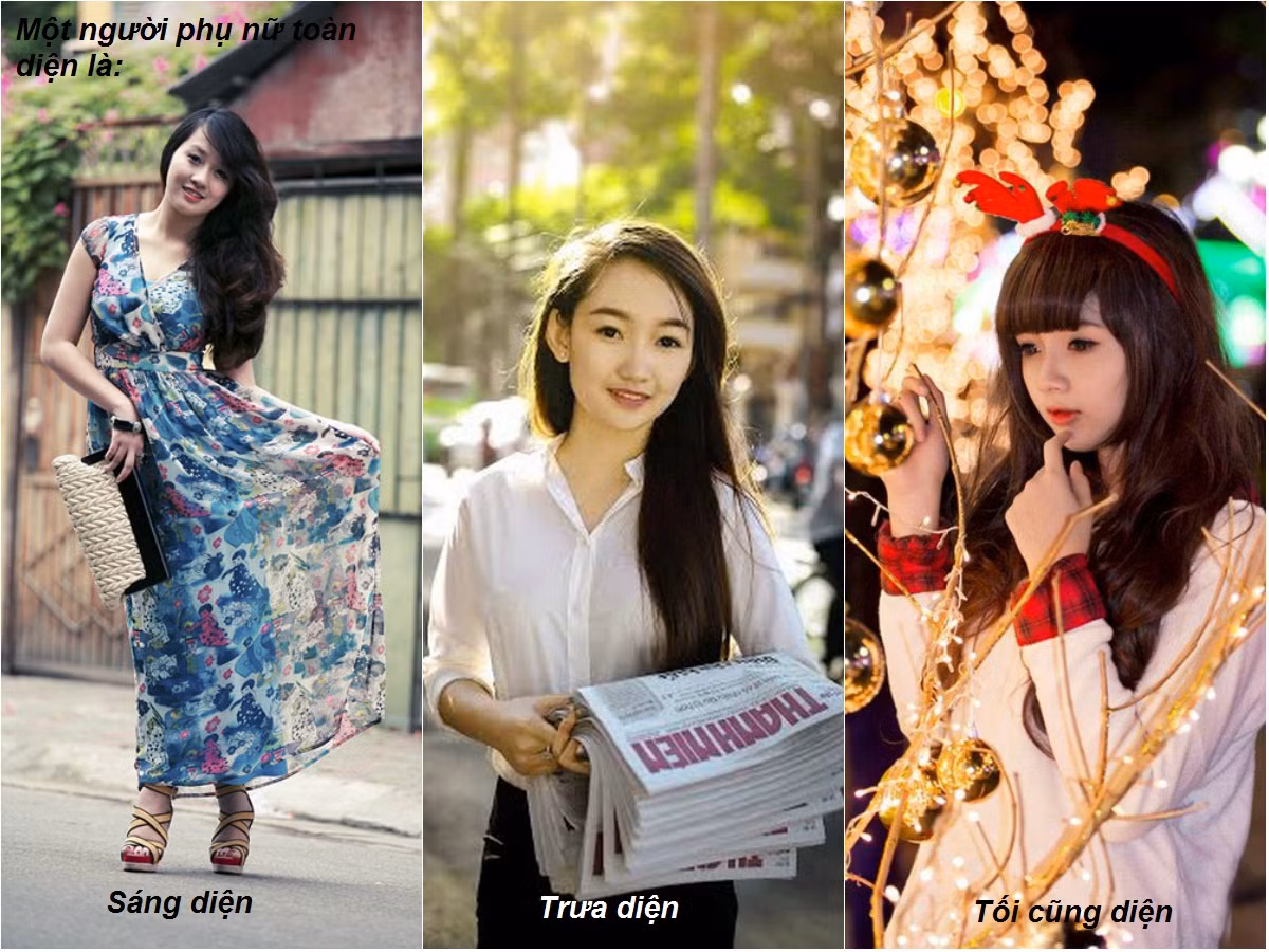 Các hotgirl hiện nay đang là người phụ nữ... toàn diện.