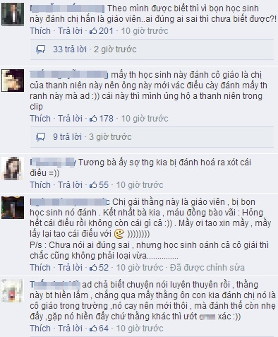 Không ít ý kiến tỏ ra thông cảm cho hành động của thanh niên cầm điếu, cho rằng sự việc đều có lý do của nó.