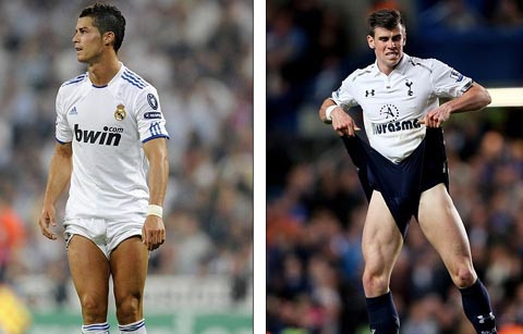Và chính Ronaldo là người đã truyền cho Bale virus khoe đùi.